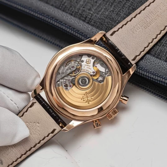 Patek Philippe Complications Annual Calendar Chronograph Ref. 5960R Custom Diamonds Up to 5961R