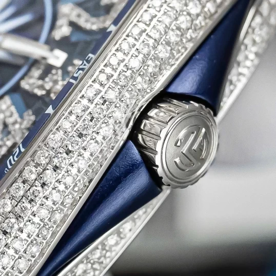 Franck Muller Vanguard Yachting V41 Custom Diamond Blue Dial