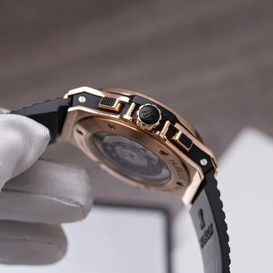 Hublot Big Bang 41mm Rose Gold Diamonds Bezel Ref. 341.PX.130.RX.114