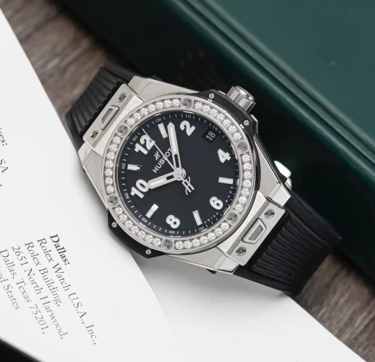 Hublot Big Bang One Click Steel Diamonds 39mm Ref. 465.SX.1170.RX.1204