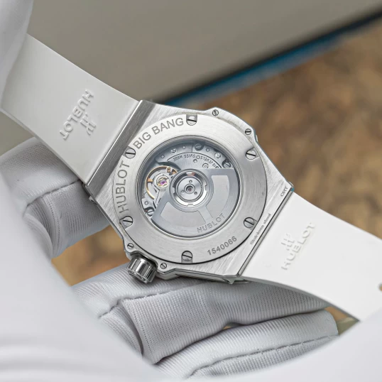 Hublot Big Bang One Click Steel White Diamonds 33mm Ref. 485.SE.2010.RW.1204
