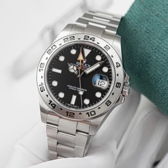 Rolex Oyster Perpetual Explorer II Ref. 216570 Black Dial