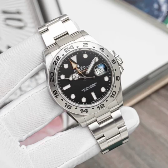 Rolex Oyster Perpetual Explorer II Ref. 216570 Black Dial