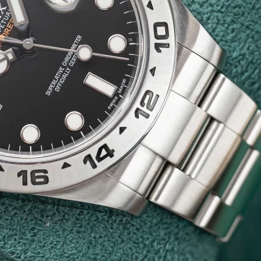 Rolex Oyster Perpetual Explorer II Ref. 216570 Black Dial