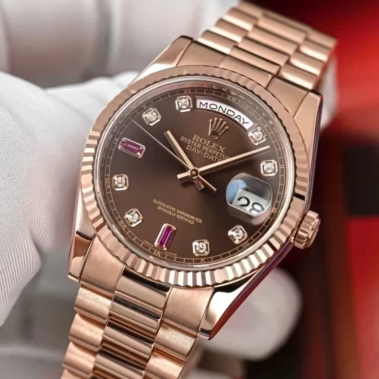 Rolex Oyster Perpetual Day-Date 36 Ref. 118235 Chocolate Dial