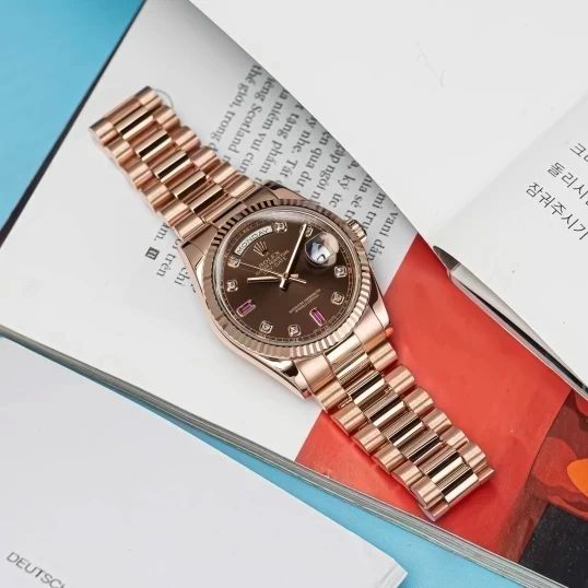 Rolex Oyster Perpetual Day-Date 36 Ref. 118235 Chocolate Dial