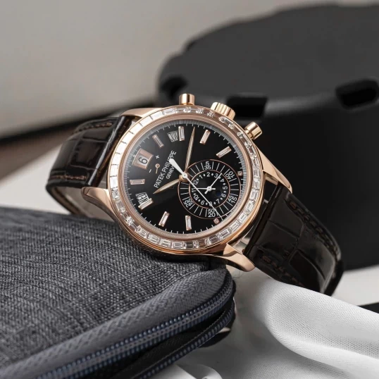 Patek Philippe Complications Annual Calendar Chronograph Custom Diamonds Up to 5961R