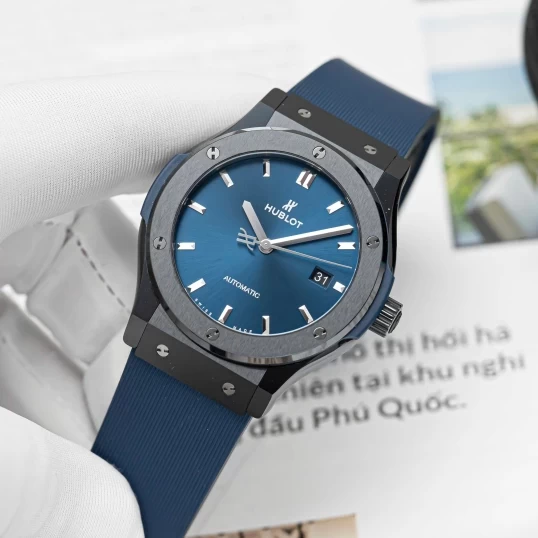 Hublot Classic Fusion Ceramic Blue 42mm Ref. 542.CM.7170.RX