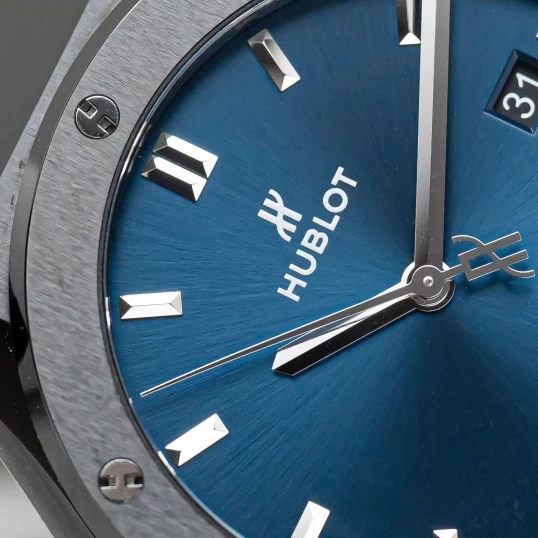 Hublot Classic Fusion Ceramic Blue 42mm Ref. 542.CM.7170.RX