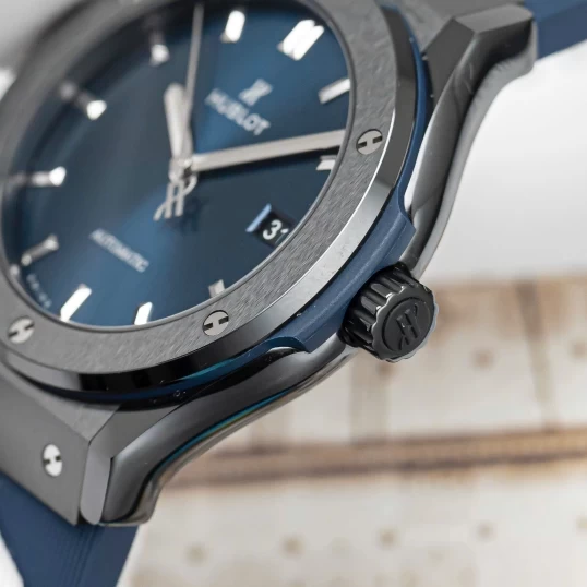 Hublot Classic Fusion Ceramic Blue 42mm Ref. 542.CM.7170.RX