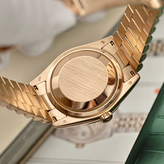 Rolex Day-Date 36mm Everose Gold Pink Jubilee Dial Ref. 118235