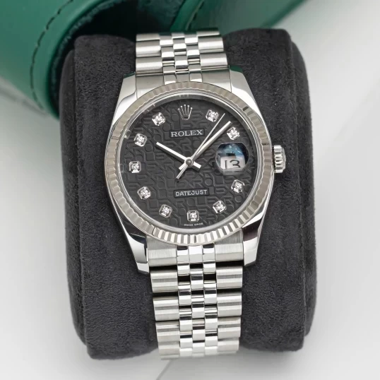 Rolex Oyster Perpetual Datejust 36mm Ref. 116234 Mặt số vi tính đen
