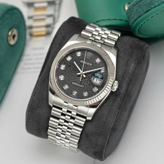 Rolex Oyster Perpetual Datejust 36mm Ref. 116234 Mặt số vi tính đen