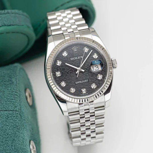 Rolex Oyster Perpetual Datejust 36mm Ref. 116234 Mặt số vi tính đen