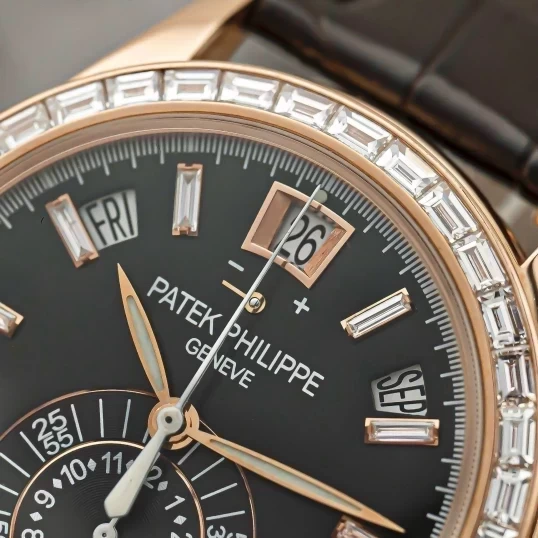 Patek Philippe Complications Annual Calendar Chronograph 5960R Custom Diamonds – Upgraded to 5961R