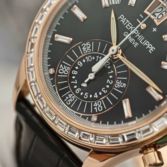 Patek Philippe Complications Annual Calendar Chronograph 5960R Custom Diamonds – Upgraded to 5961R