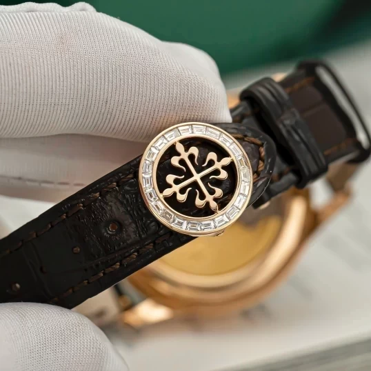 Patek Philippe Complications Annual Calendar Chronograph 5960R Custom Diamonds – Upgraded to 5961R