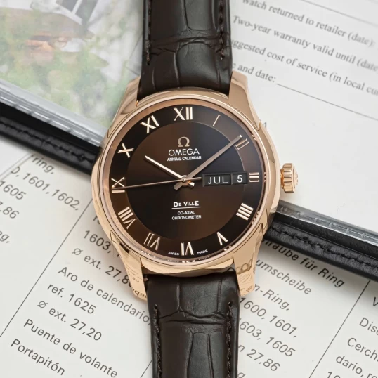 Omega De Ville Co-Axial Annual Calendar 41mm Red Gold - Ref. 431.53.41.22.13.001