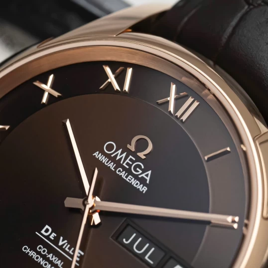 Omega De Ville Co-Axial Annual Calendar 41mm Red Gold - Ref. 431.53.41.22.13.001