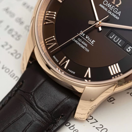 Omega De Ville Co-Axial Annual Calendar 41mm Red Gold - Ref. 431.53.41.22.13.001