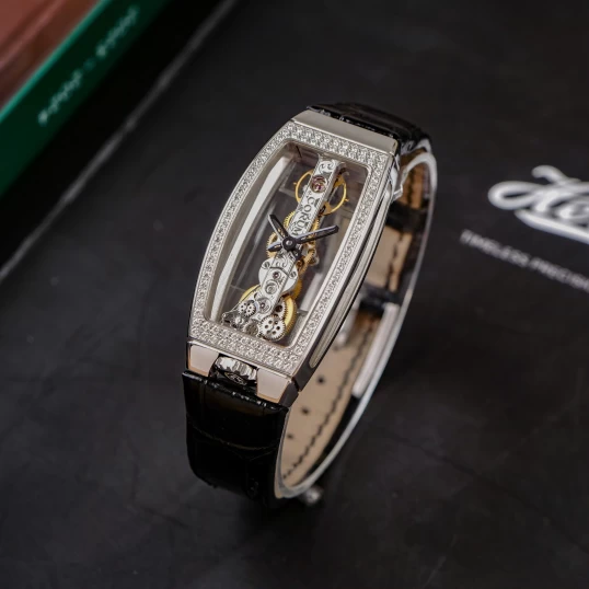 Corum Golden Bridge Miss White Gold Diamonds