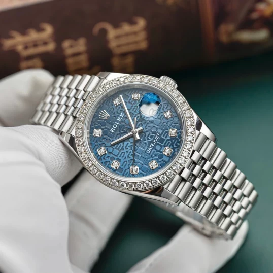 Rolex Oyster Perpetual Datejust 36 Vi tính xanh - Ref. 126234