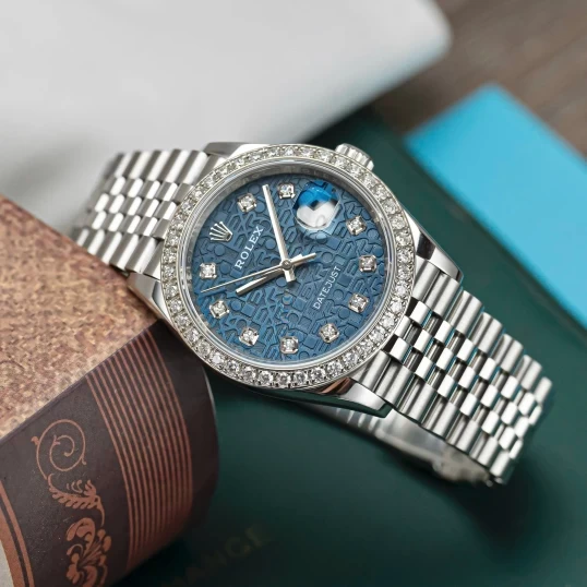 Rolex Oyster Perpetual Datejust 36 Vi tính xanh - Ref. 126234