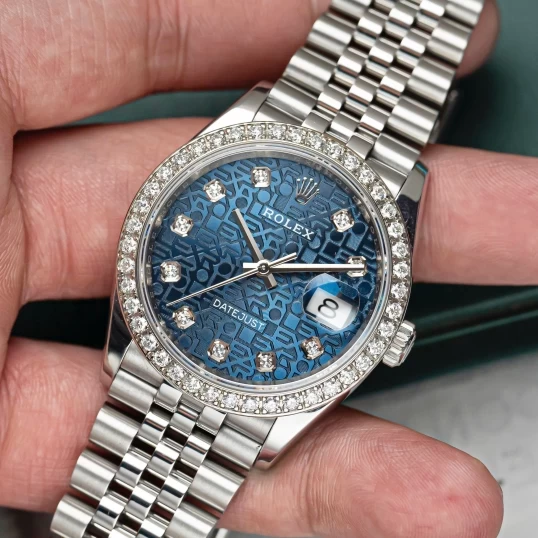 Rolex Oyster Perpetual Datejust 36 Vi tính xanh - Ref. 126234