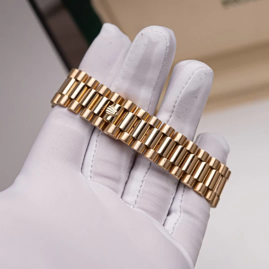 Rolex Day-Date 36mm Vàng khối mặt vi tính vàng - Ref.18238