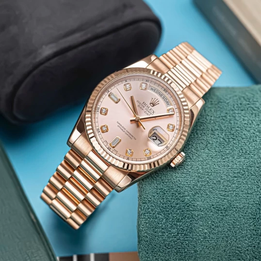 Rolex Day-Date 36 Sundust Dial – Ref. 118235