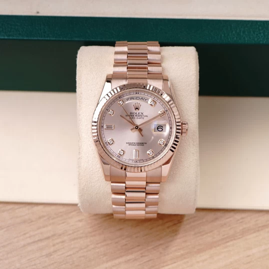 Rolex Day-Date 36 Sundust Dial – Ref. 118235