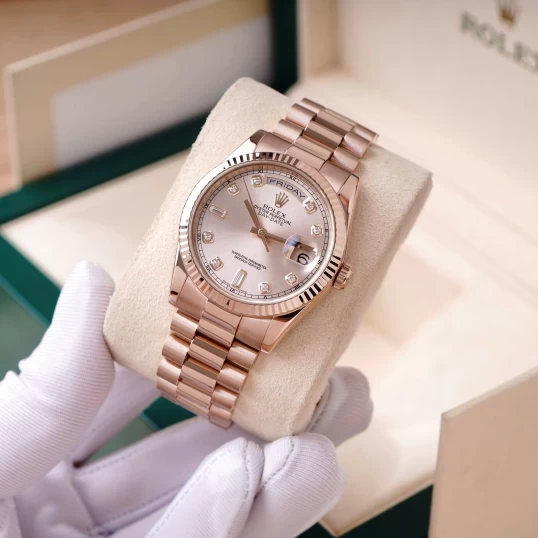 Rolex Day-Date 36 Sundust Dial – Ref. 118235