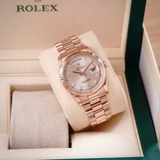 Rolex Day-Date 36 Sundust Dial – Ref. 118235