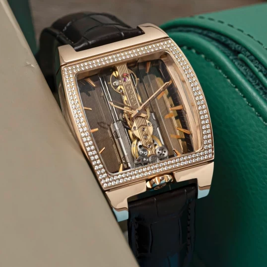 Corum Golden Bridge Automatic Rose Gold with Skeleton Dial 313.167.85/0002 GL10R