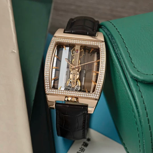 Corum Golden Bridge Automatic Rose Gold with Skeleton Dial 313.167.85/0002 GL10R