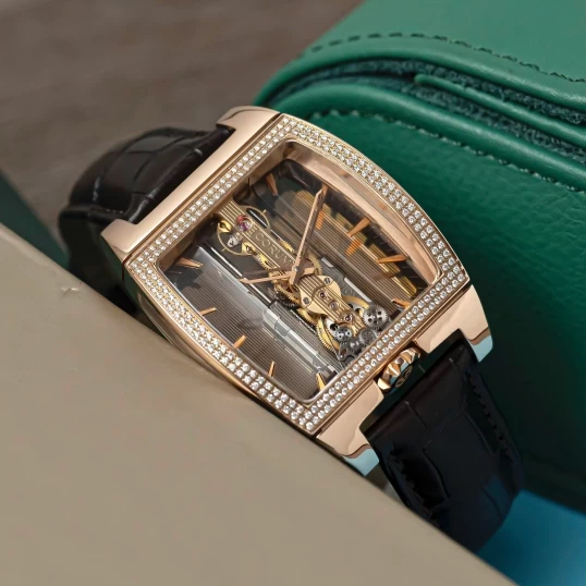 Corum Golden Bridge Automatic Rose Gold with Skeleton Dial 313.167.85/0002 GL10R