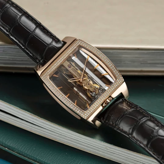 Corum Golden Bridge Automatic Rose Gold with Skeleton Dial 313.167.85/0002 GL10R