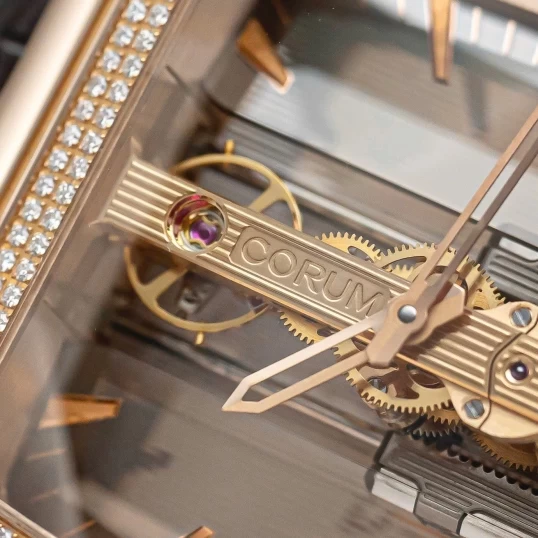 Corum Golden Bridge Automatic Rose Gold with Skeleton Dial 313.167.85/0002 GL10R