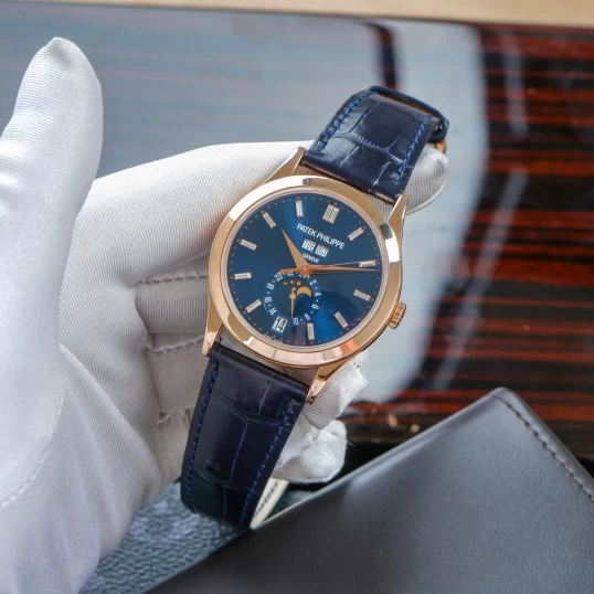 Patek Philippe Complications Annual Calendar Moonphase Ref. 5396R-015 - Blue Dial