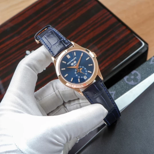 Patek Philippe Complications Annual Calendar Moonphase Ref. 5396R-015 - Blue Dial