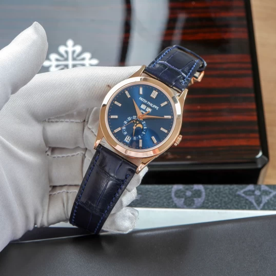 Patek Philippe Complications Annual Calendar Moonphase Ref. 5396R-015 - Blue Dial