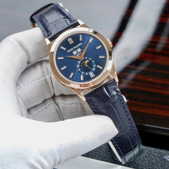 Patek Philippe Complications Annual Calendar Moonphase Ref. 5396R-015 - Blue Dial