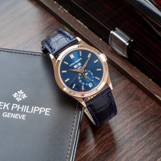 Patek Philippe Complications Annual Calendar Moonphase Ref. 5396R-015 - Blue Dial
