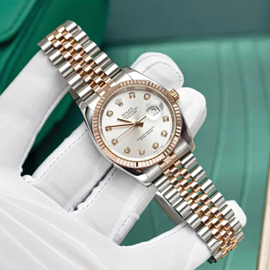 Rolex Oyster Perpetual Datejust 36mm Ref. 116231 - Silver Sunburst Dial