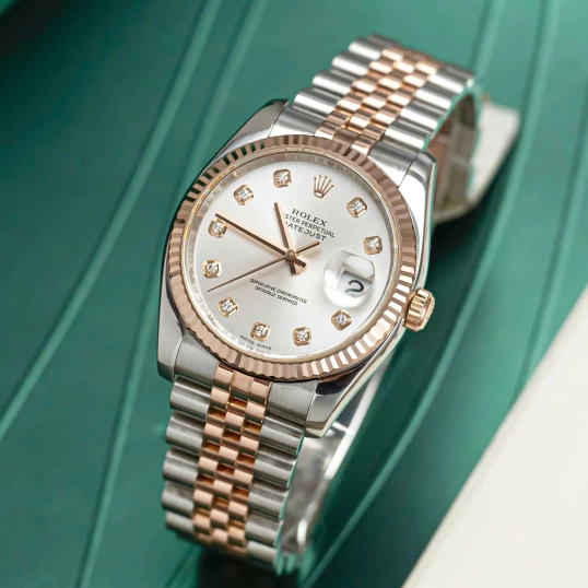 Rolex Oyster Perpetual Datejust 36mm Ref. 116231 - Silver Sunburst Dial