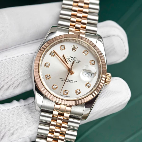 Rolex Oyster Perpetual Datejust 36mm Ref. 116231 - Silver Sunburst Dial