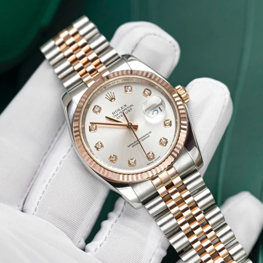 Rolex Oyster Perpetual Datejust 36mm Ref. 116231 - Silver Sunburst Dial