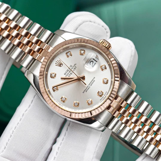 Rolex Oyster Perpetual Datejust 36mm Ref. 116231 - Silver Sunburst Dial