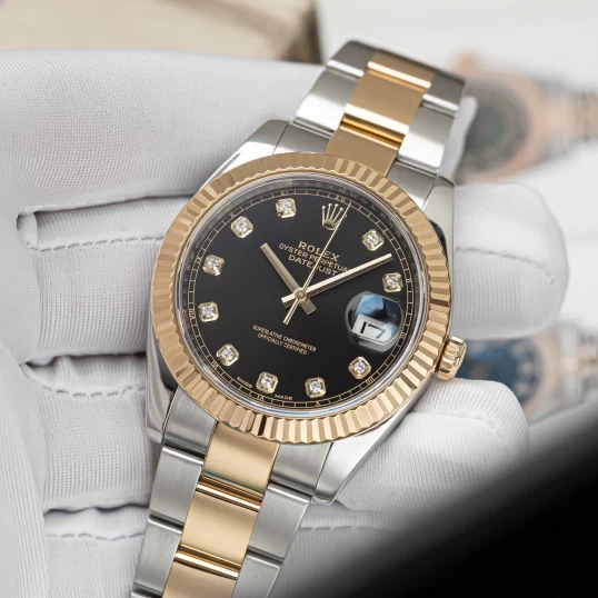 Rolex Oyster Perpetual Datejust 41 Ref. 126333 – Black Dial Diamond