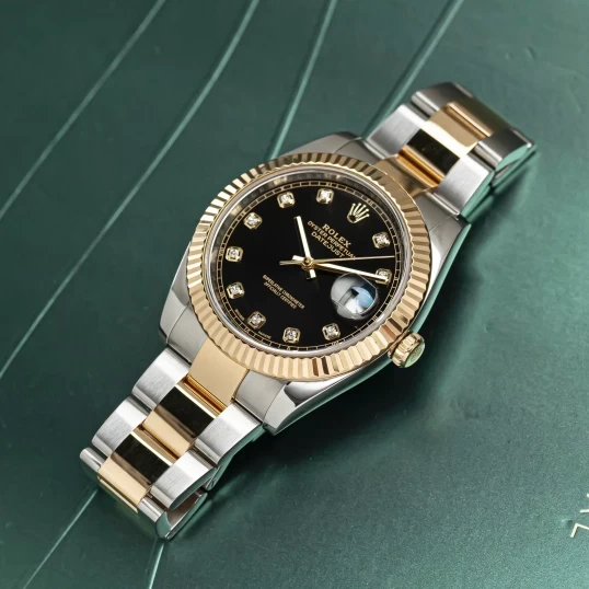 Rolex Oyster Perpetual Datejust 41 Ref. 126333 – Black Dial Diamond